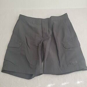 The North Face Cargo Shorts Hiking Fishing 5 Pocket Black Size 38